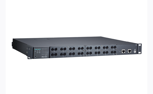 NPort S9650I-8-2HV-E-T - 8-port,3-in-1 rugged device server,2x10/100M RJ45 1588v2,2x10/100M RJ45,110/220 VDC/VAC by MOXA